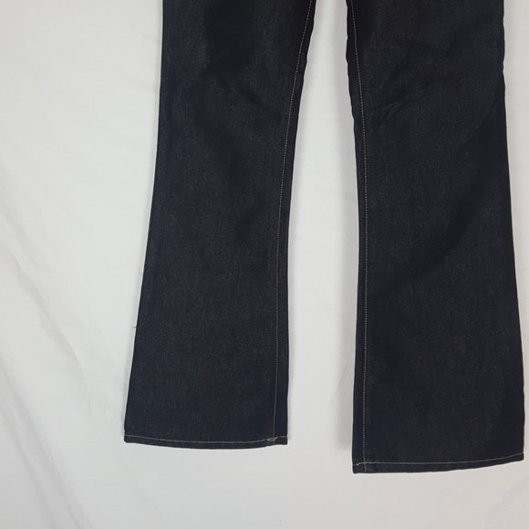 Blue Asphalt Wide Leg Flare Jean Black SZ 3 - Picture 2 of 7